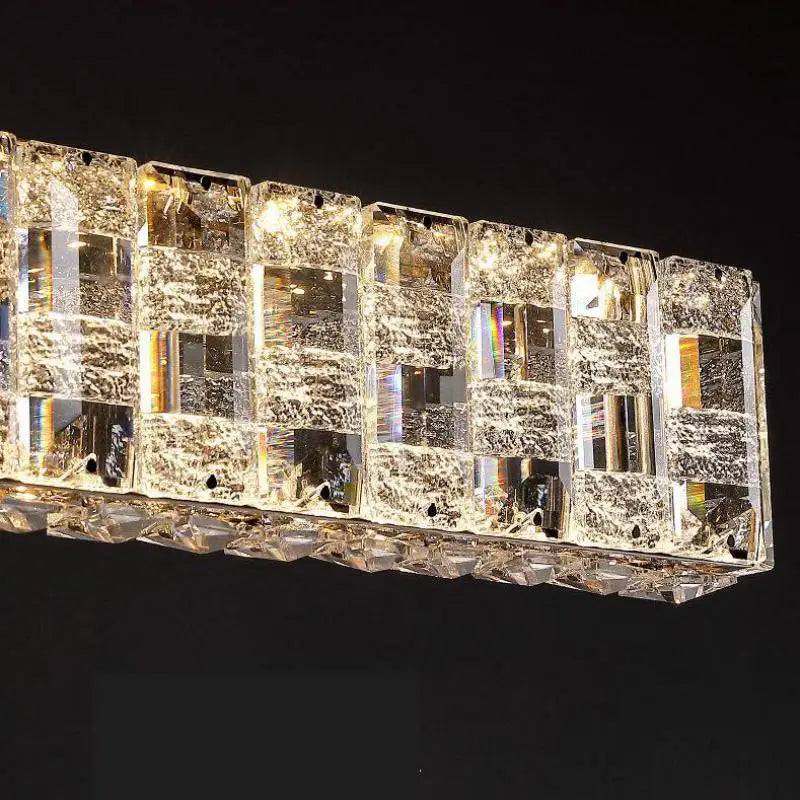 Postmodern crystal chandelier for bar and living room - view 2