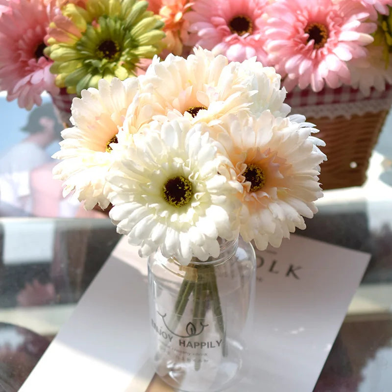Artificial gerbera flowers for party and wedding decoration