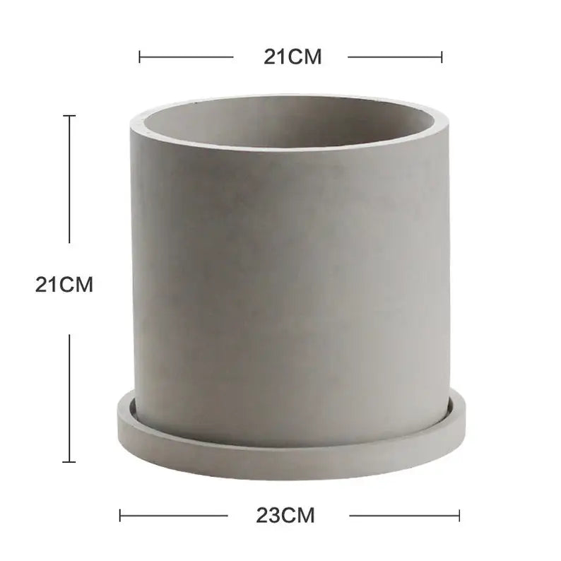 Silicone moulds for flower pots and flowerpots - 21 cm