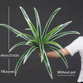 Leaves Large Tropical Artificial Plant for Home Decor - White