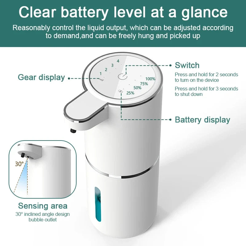 Automatic contactless liquid soap dispenser 380 ml - view 3