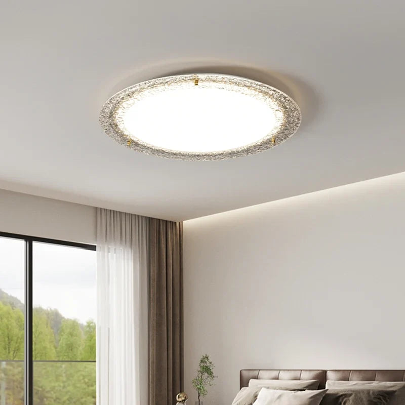 Led ceiling lamp in modern and luxurious crystal for interior - view 4