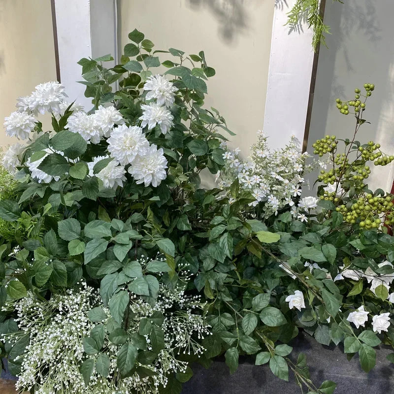 Artificial fabric plant for modern interior decoration - view 2