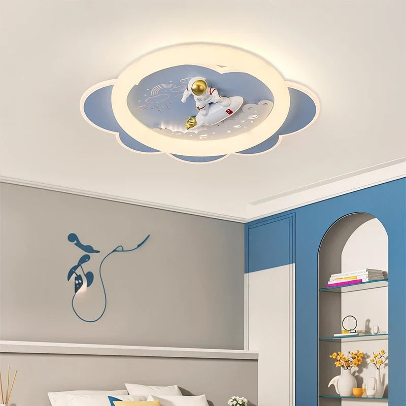 Led creative ceiling lamp for child room eye protection