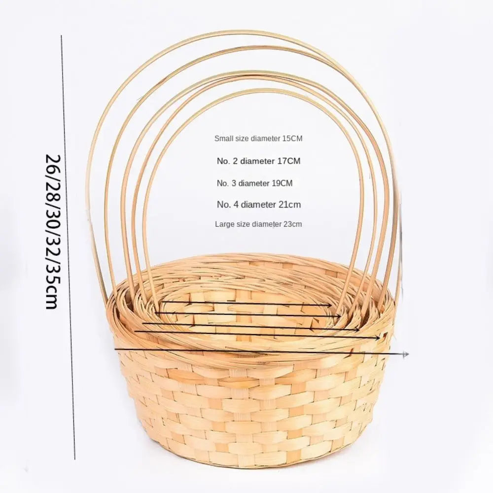 Multifunction Rattan Hand-made storage basket for kitchen or flowers
