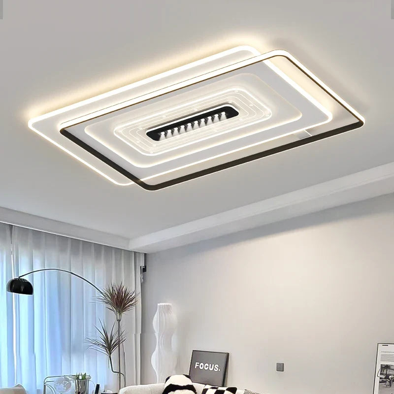 Nordic led ceiling for interior and warm atmosphere - view 6