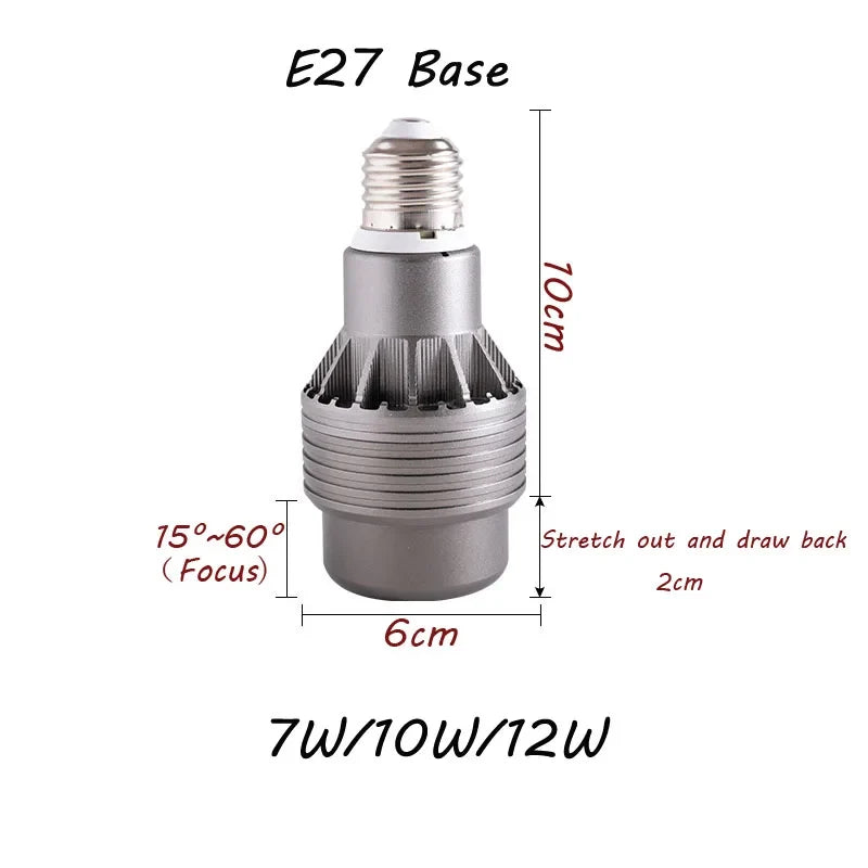 Variable intensity led spot with adjustment angle for interior lighting - view 6