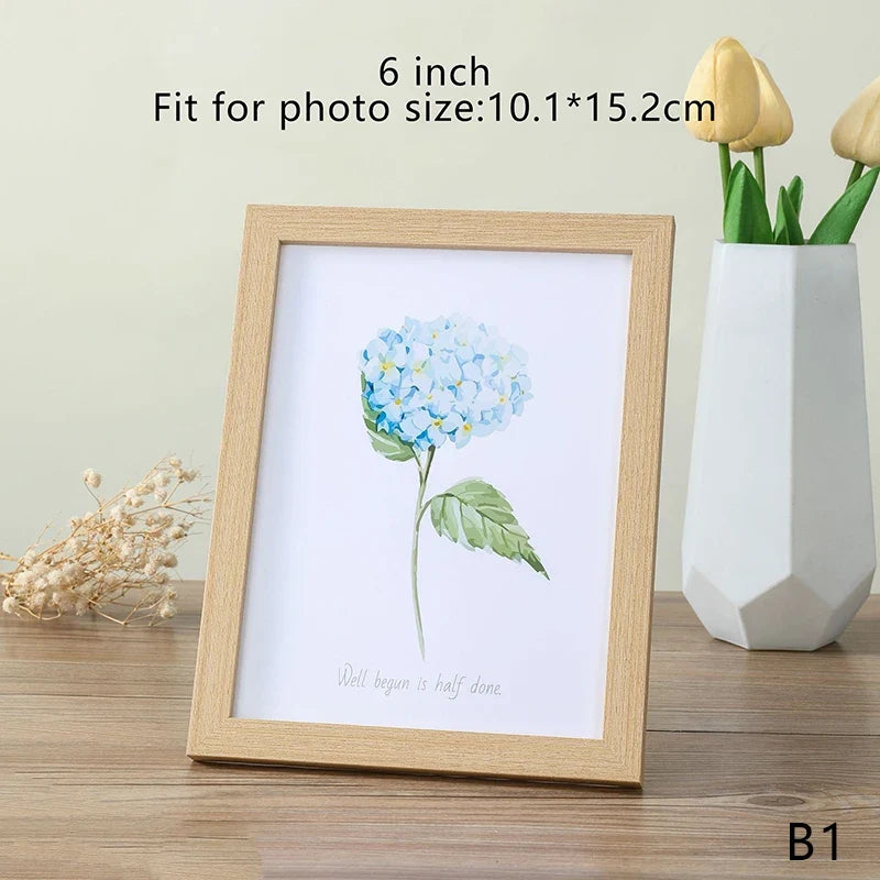 Wooden photo frame hanging for decoration and gift - B1