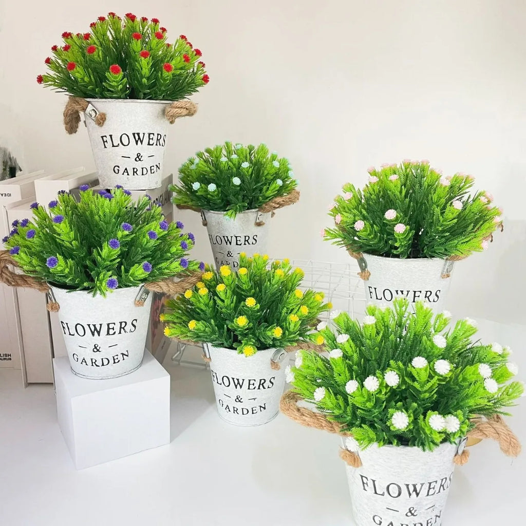 Artificial flower in pot for creative and festive decoration - view 3