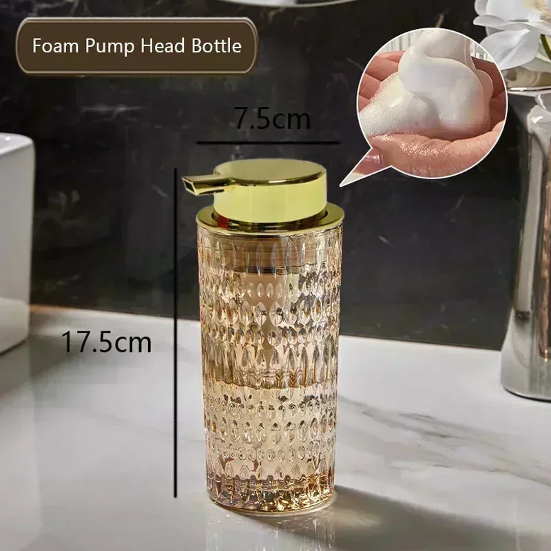 Glass soap bottle for elegant and practical bathroom - R-Foam bottle