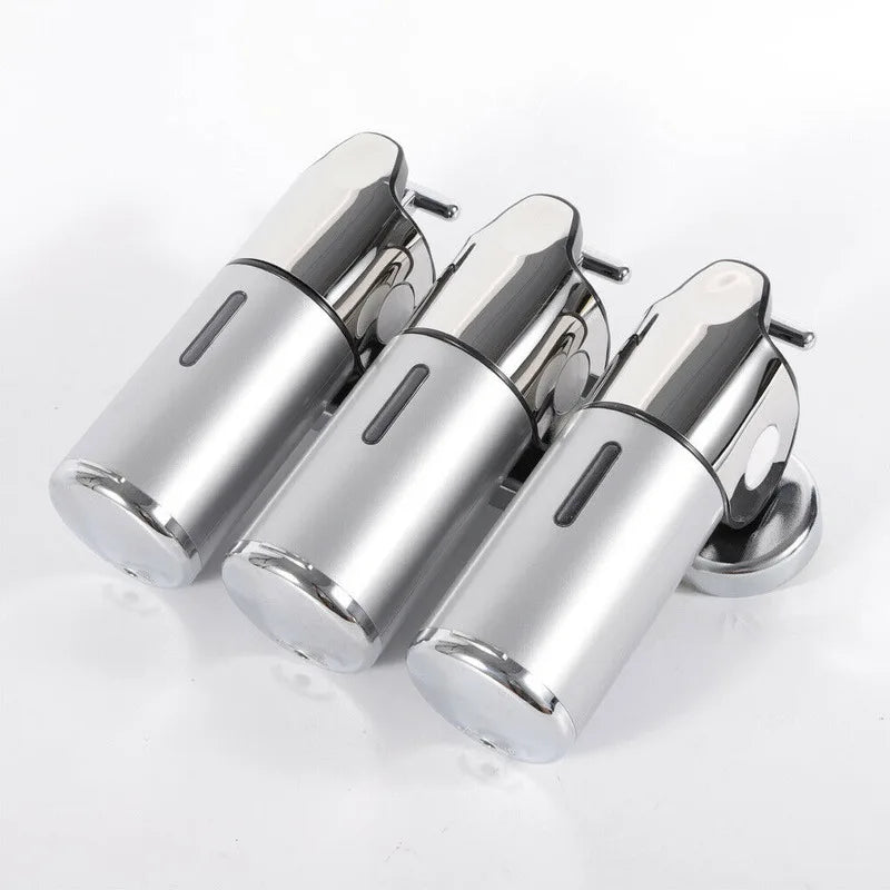 Set of 3 liquid soap dispensers with wall fixation - view 4