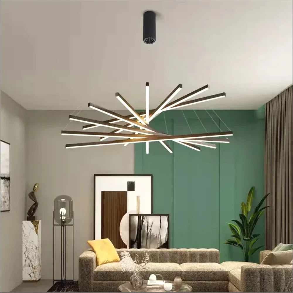Modern Design Single LED Ceiling Light, Penthouse Lobby Duplex Corridor Hotel Lobby Living Room Ceiling Decoration Chandelier - view 4