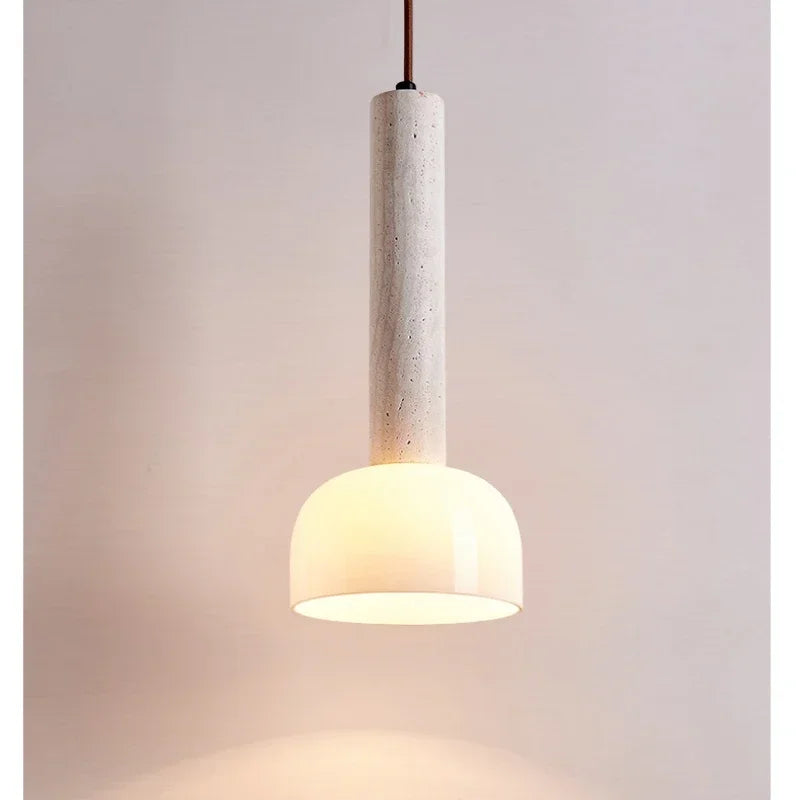 Modern Retro Industrial Style LED Marble Chandelier Bedside, TV Cabinet, Dining Room, Bar, Bedroom Art Decorative Chandelier - 15cm / Neutral Lamp
