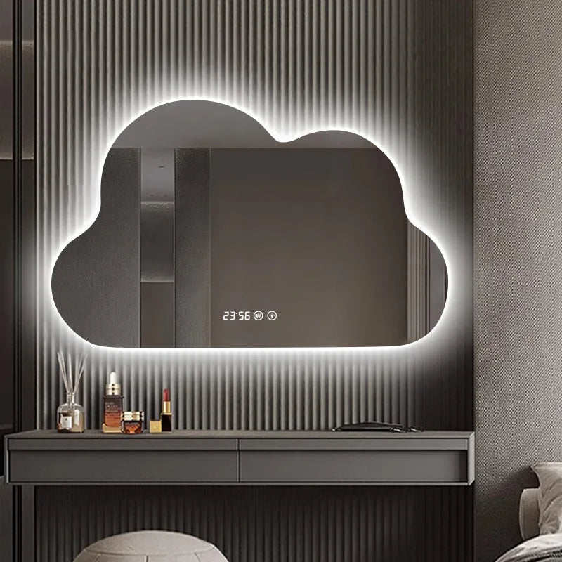 Luxury horizontal cloud mirror with led lighting for makeup - view 5