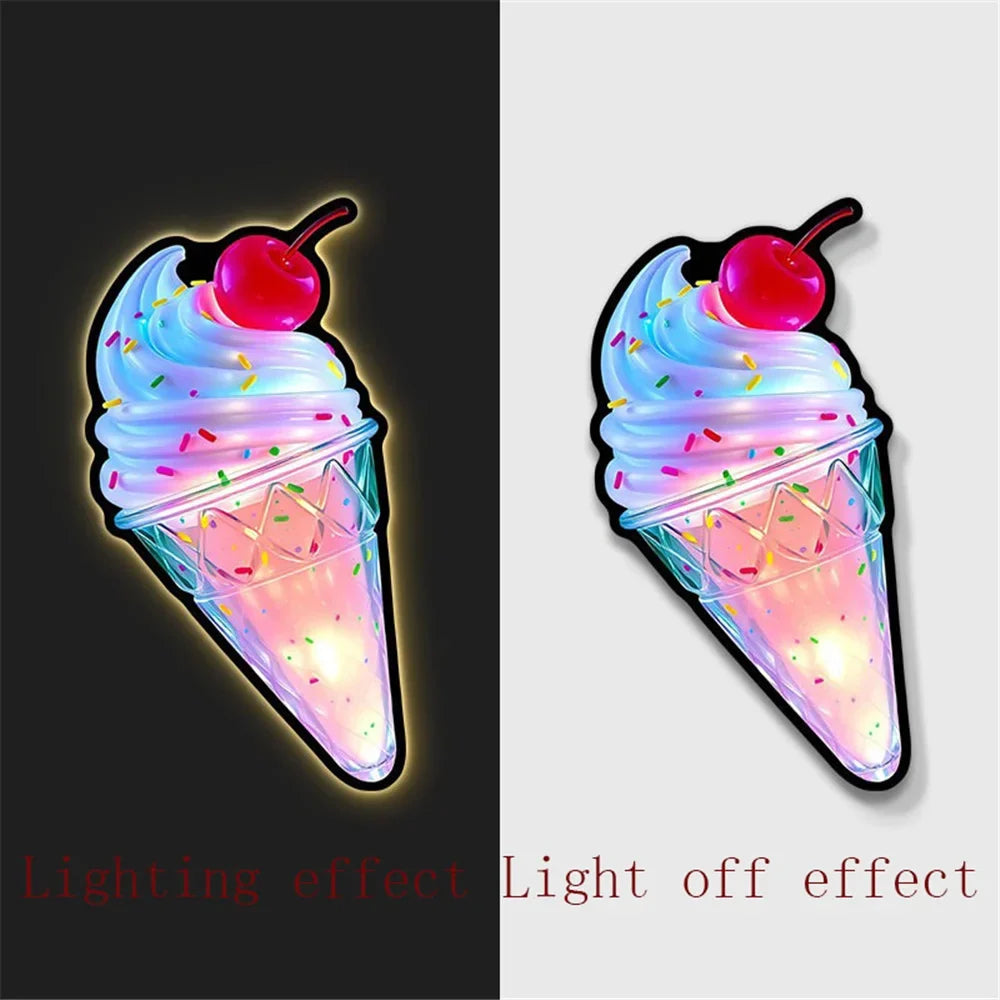 LED wall sconce for light decoration children and coffees - M / 54X100 CM