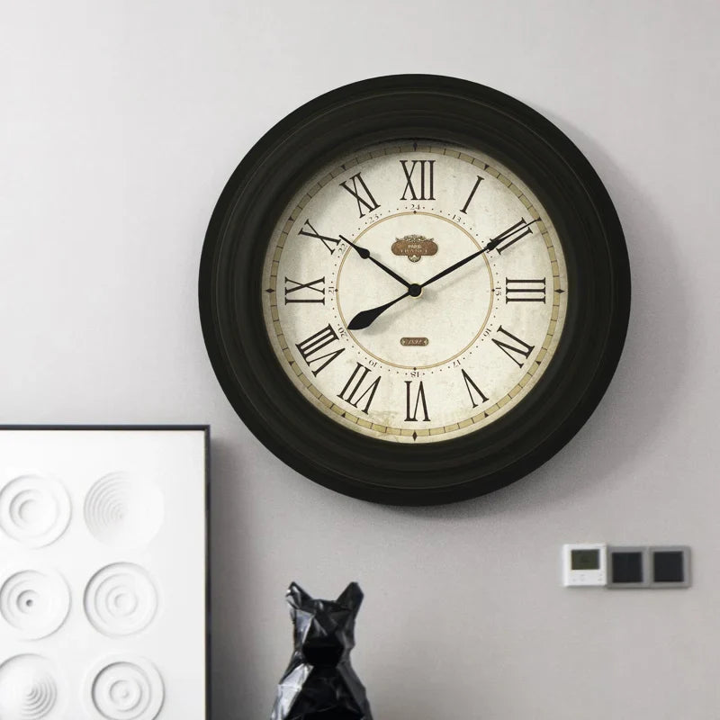 Retro industrial style wall clock for interior decoration - view 3
