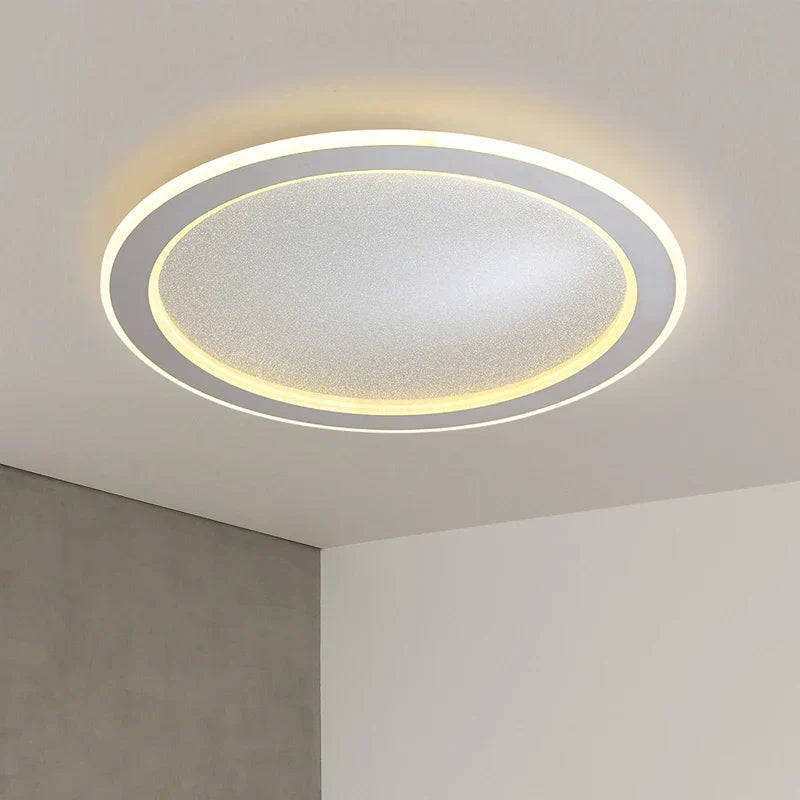 Modern LED ceiling lamp in the shape of a ring for interior decoration - view 3