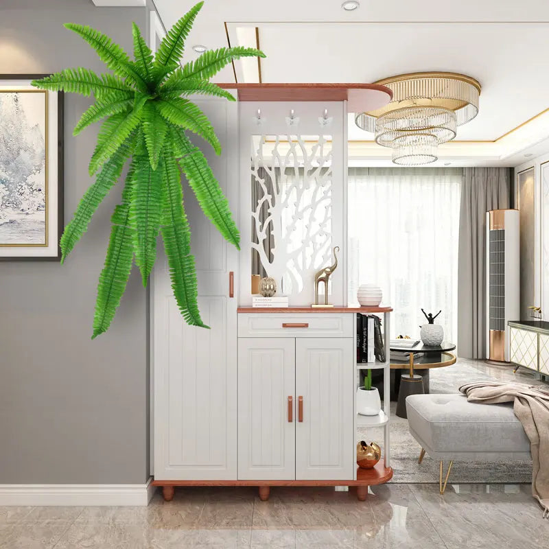 Artificial plants mural vine leaves and decorative fern - view 4