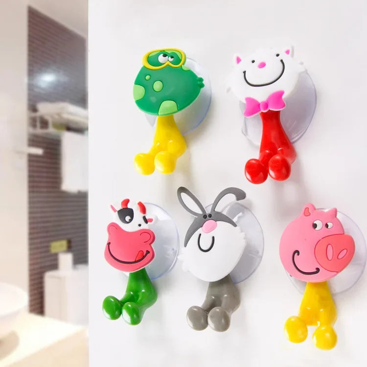 Multi-functional Silicone Toothbrush Holder Toothpaste Storage Rack, Shaver Holder and Tooth Brush Dispenser Bathroom Organizer - random color 1pcs