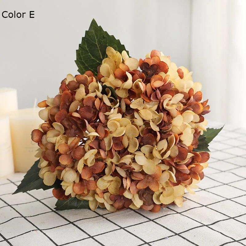 Set of 3 artificial flowers of hortensia for wedding decoration - E 1 Bouquet