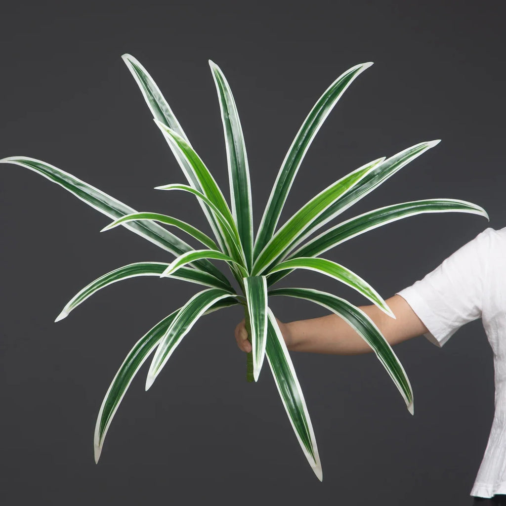 Artificial plants large orchid leaves for interior decoration - view 2