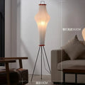 Japanese design rice paper floor lamp for modern interior - Warm Light / Size Diam33 x H162cm