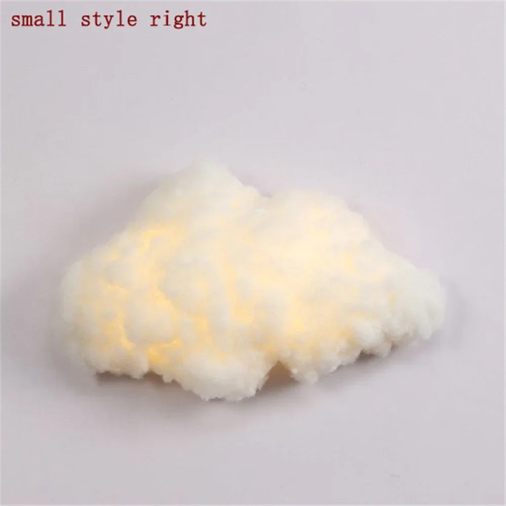LED wall sconce in imitation decorative silk for children - B Small Right