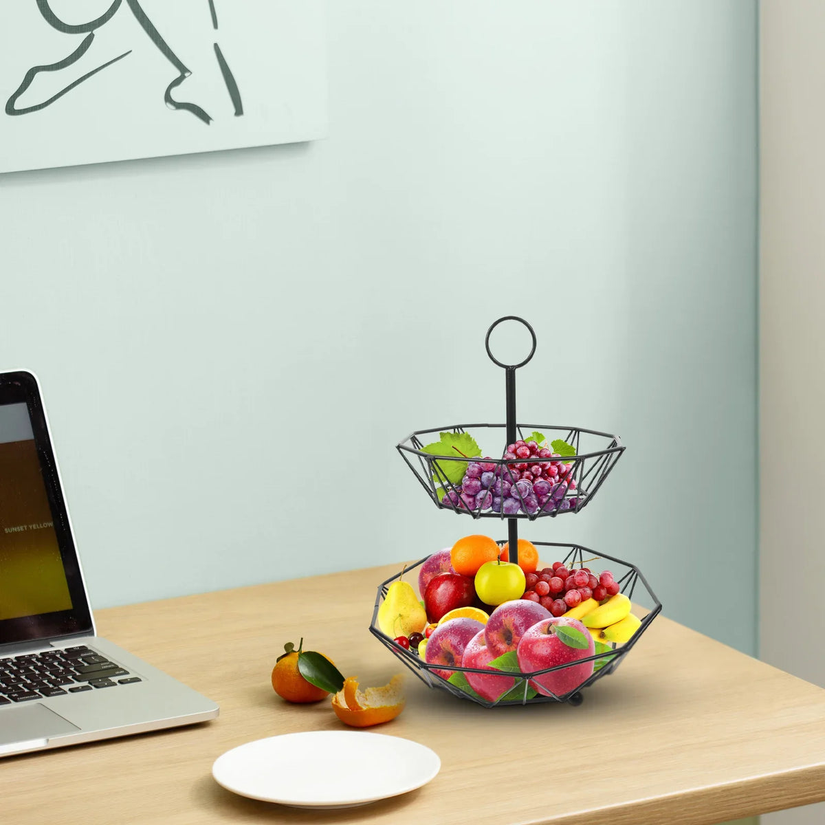 Fruit tray and three-level snacks for kitchen - view 2