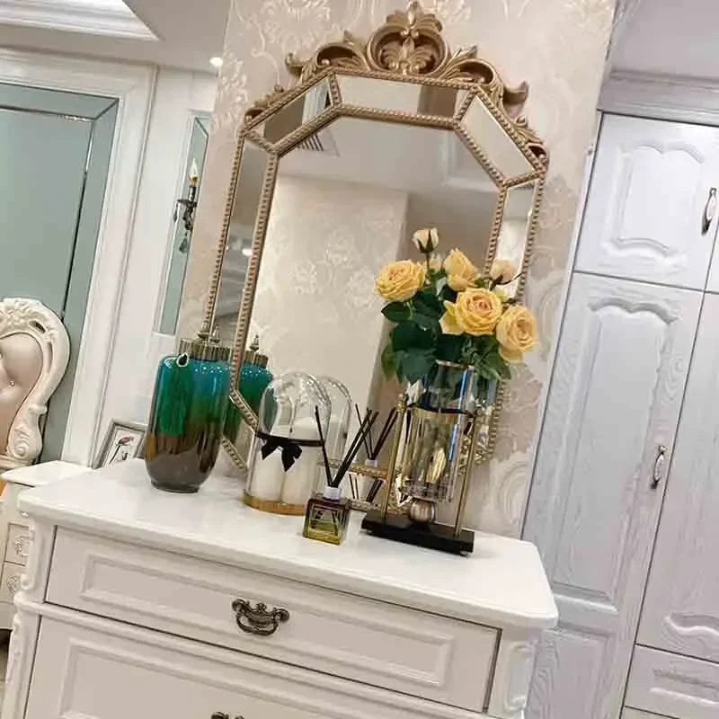 Nordic hanging decorative mirror for elegant makeup - view 3