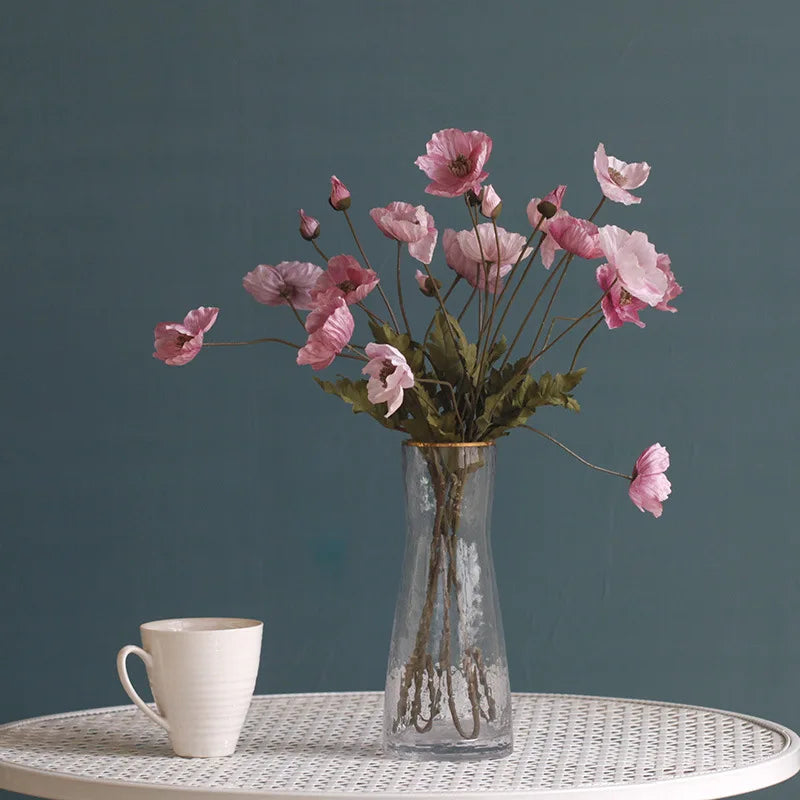 Artificial poppie flower for party decoration and garden - view 4
