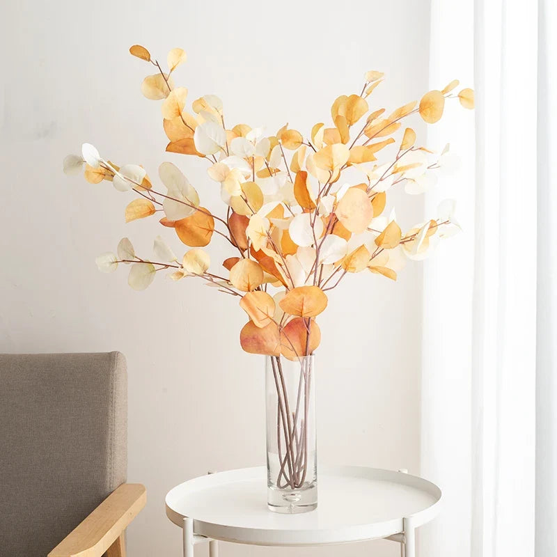 Artificial plant eucalyptus for autumn decoration and DIY arrangements - view 3