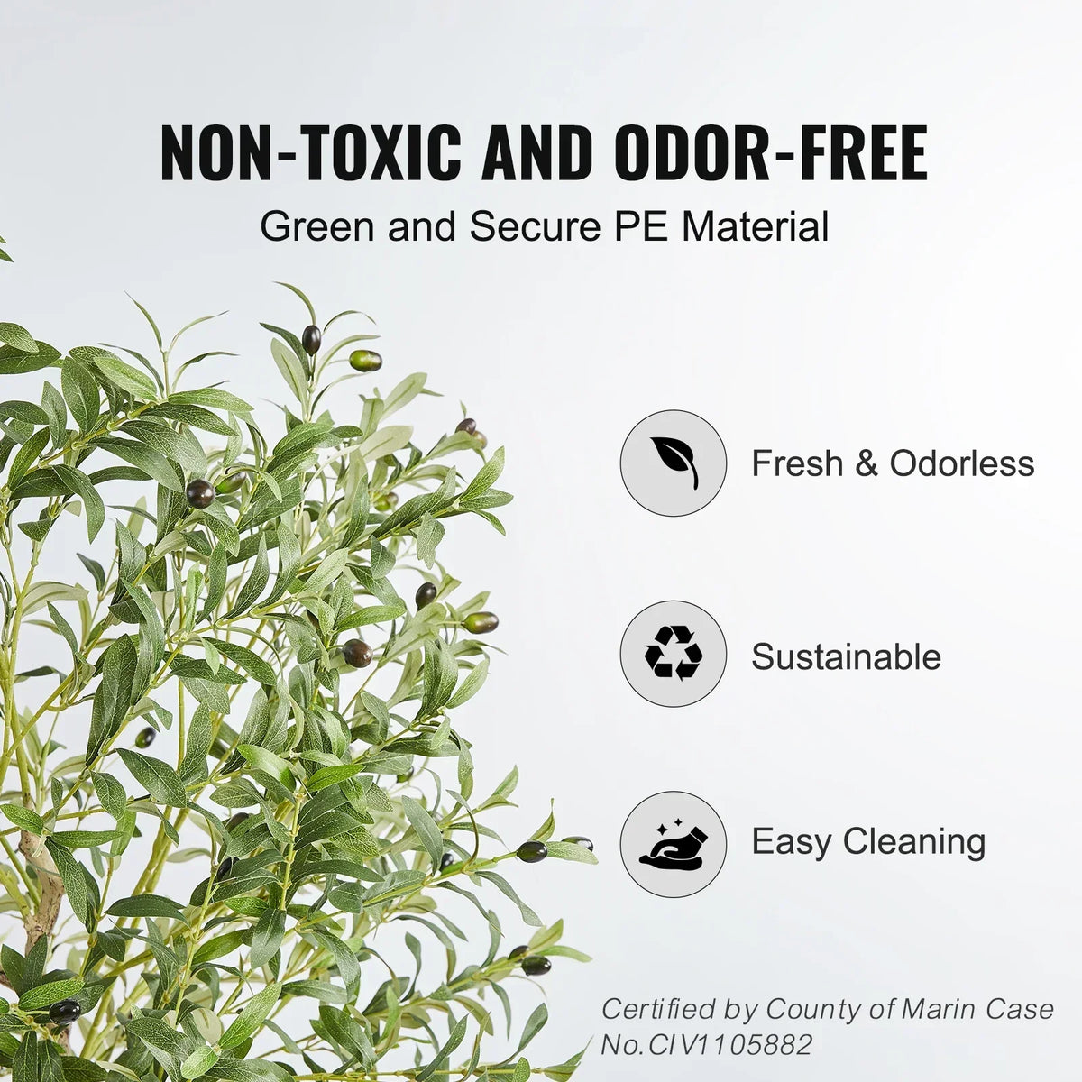 Artificial plant olive secure low maintenance for indoors - view 4