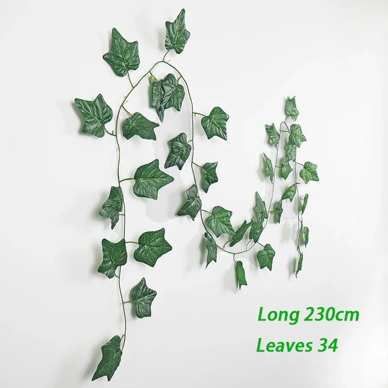 Artificial plant suspended ivy for wall decoration and wedding - Parthenocissus Leaf