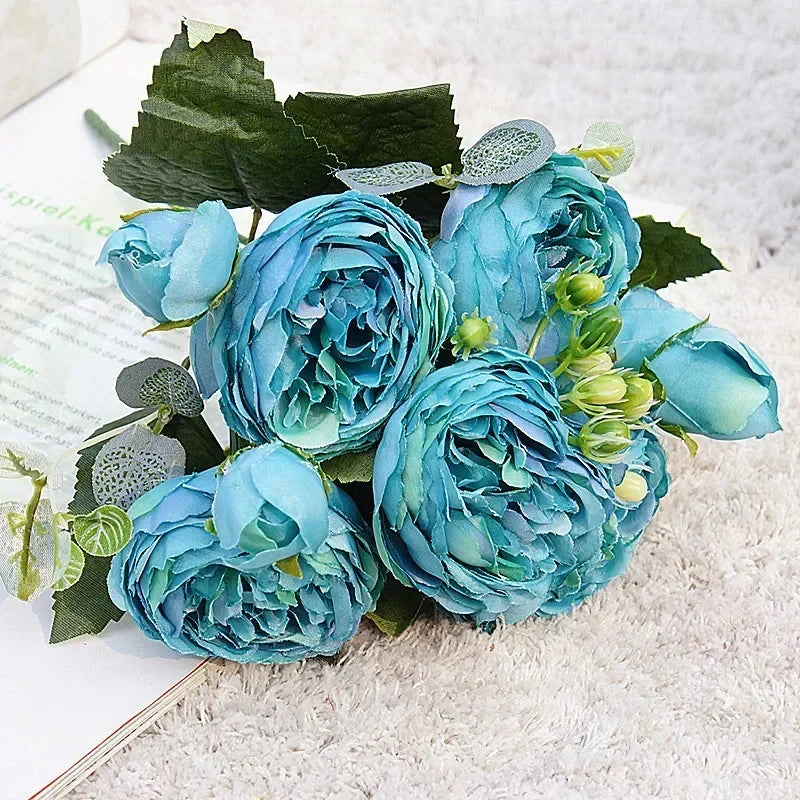 Small bouquet of artificial flowers for spring and festive decorations - 8