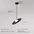 Decorative postmodern wall sconce for creative interior - Black / Warm White / Diameter 45cm