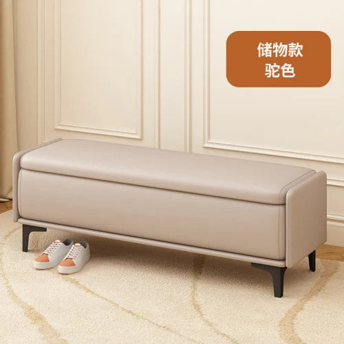 Luxury Nordic shoe bench for storage - 60x40x40cm 7