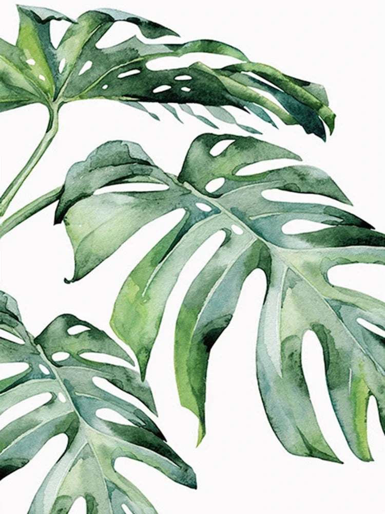 5D Diamond Painting Kit with Green Plant, Design 7893 - 7893 / 50*70cm