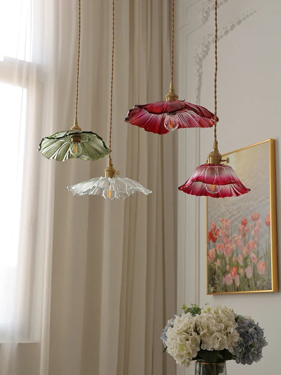 Pendant in decorative glass modern Japanese style - view 2