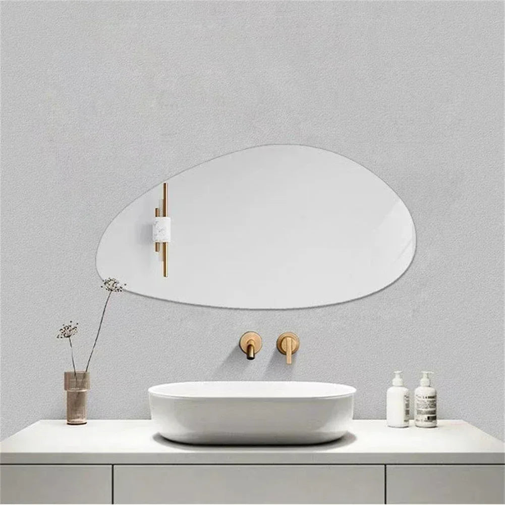 Decorative acrylic wall mirror in unbreakable acrylic for home - 40x25cm
