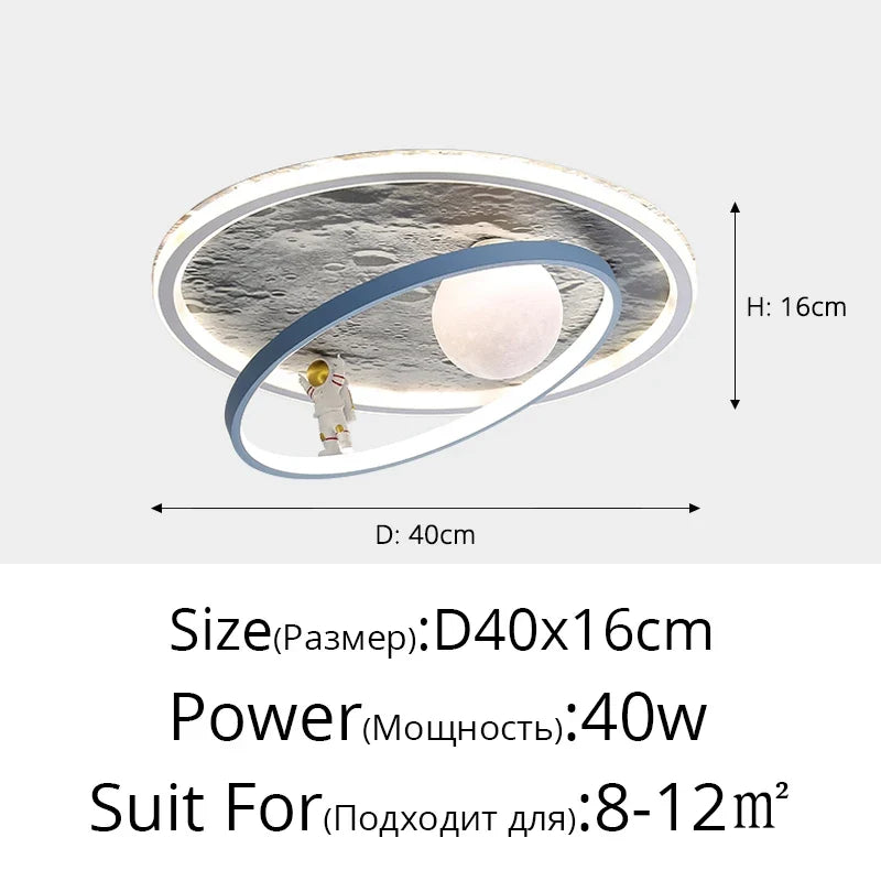 Round led ceiling for modern interior lighting - A 40 / Gradation infinie