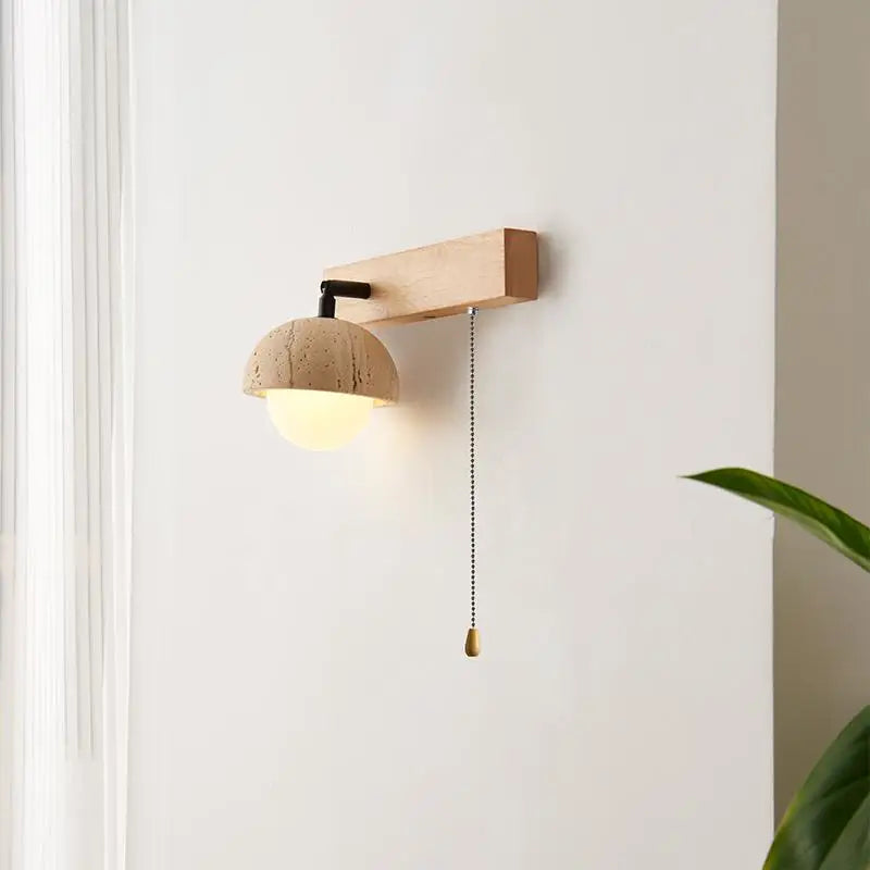 Creative wall sconce with switch and adjustable lighting angle - view 2