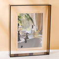 Transparent acrylic photo frame support interior decoration desk - H / 5 inches