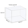 Acrylic display for collectibles and organization - 36x36x26cm
