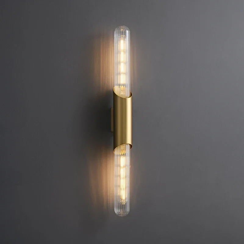 All Copper wall sconce, Simple And Minimalist Bedroom Headboard Light Luxury Staircase New Living Room Tv Background wall sconce - view 4