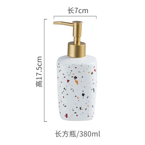 Ceramic bottle for soap and portable lotion - Lotion bottle