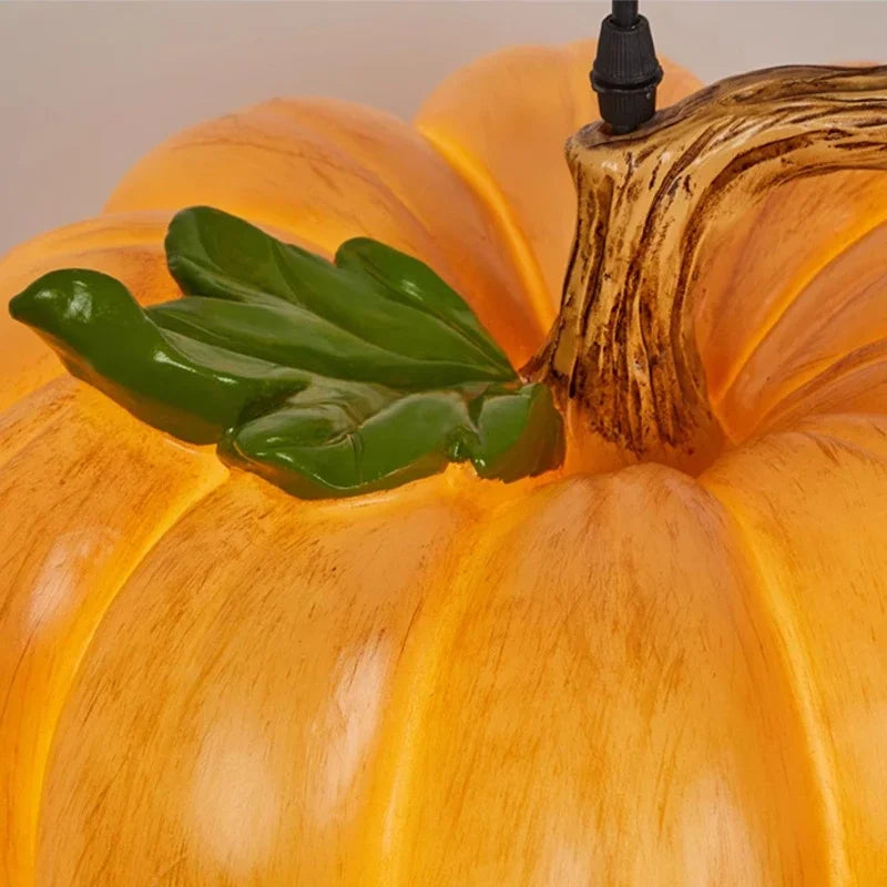 Retro pumpkin-shaped chandelier for Halloween decoration - view 5