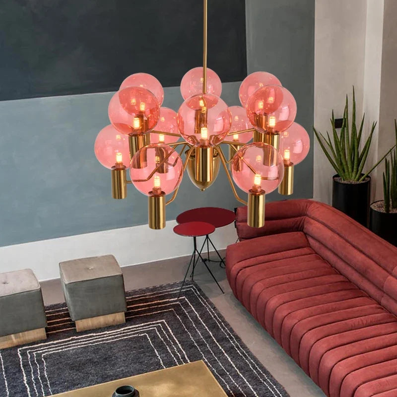 Glass design pendant light for modern interior decoration - view 3