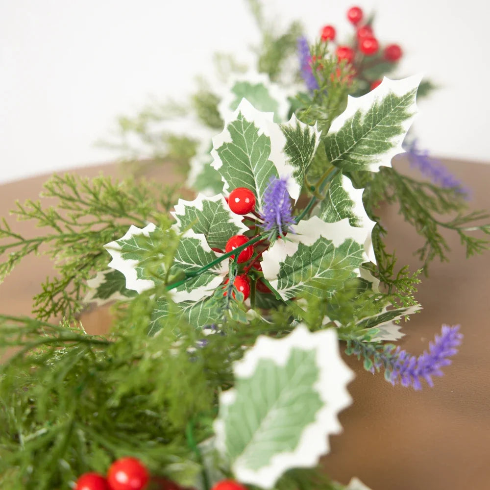 Artificial plants for Christmas decoration garland suspended festive - view 3