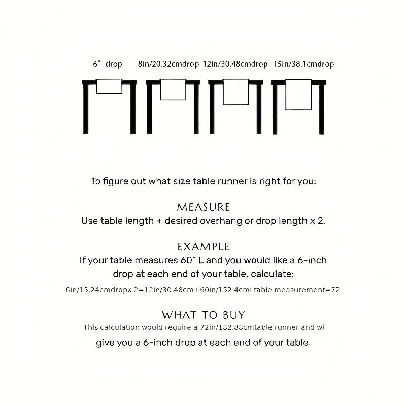 Embroidered French style decorative fringes table runner - view 3