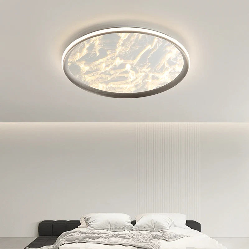 Modern minimalist ceiling lamp in high-end 2024 design crystal - view 3